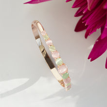 Load image into Gallery viewer, TRIBAL ZONE ROSE GOLD  PREETY MULTICOLOR BANGAL