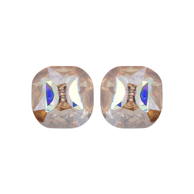 Crystal Butterfly Stud Earrings