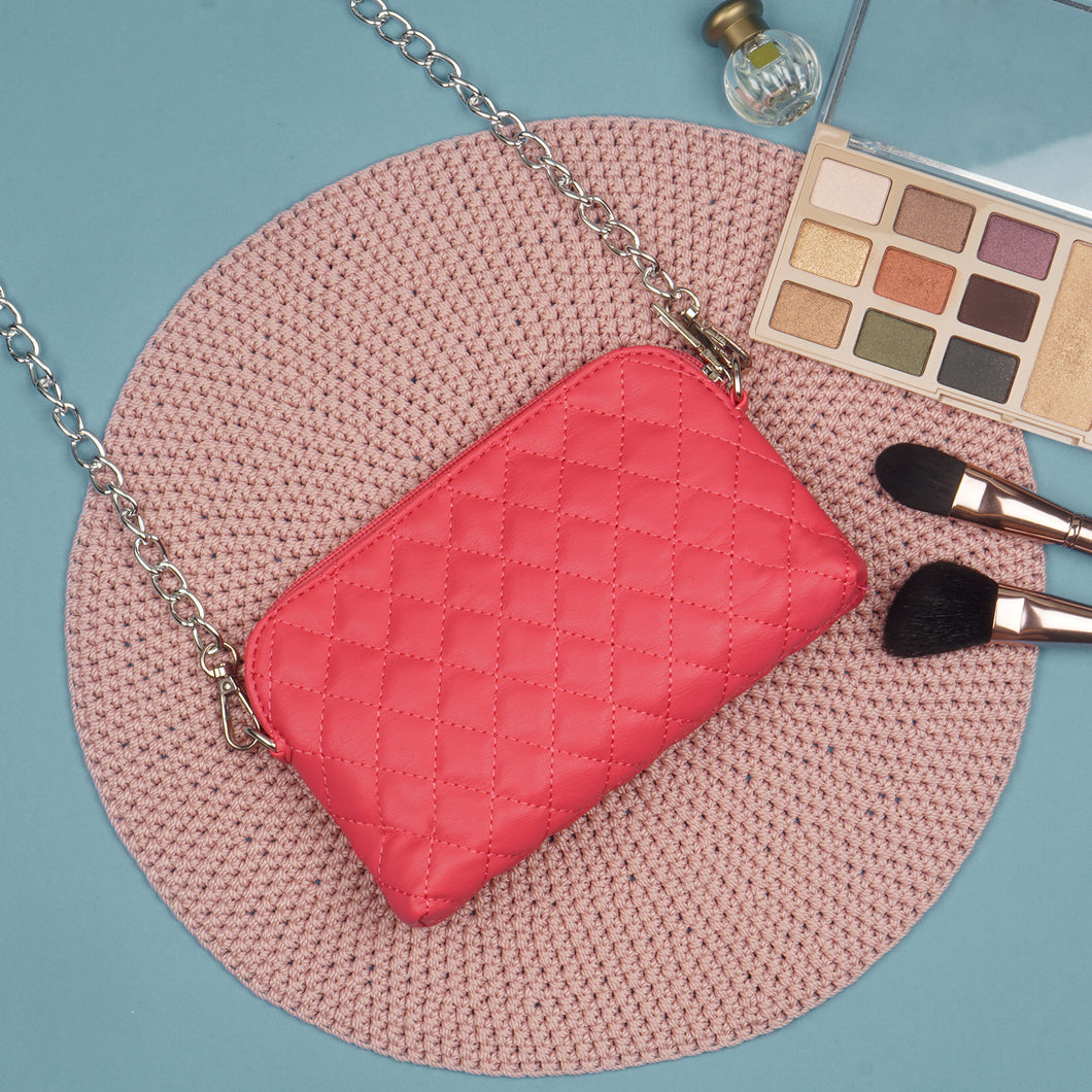 TRIBAL ZONE TRENDY PINK SLING BAG