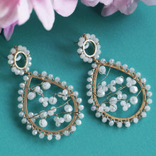 Load image into Gallery viewer, TRIBAL ZONE DESGINER TEAR DROP EARRING