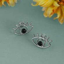 Load image into Gallery viewer, TRIBAL ZONE SLIVER EVIL EYE STUD EARRING