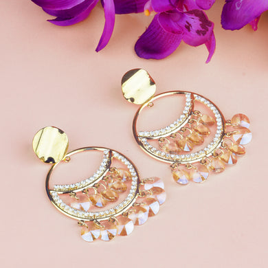 TRIBAL ZONE DAZZILING GOLDEN EARRING (PARTY WAER)