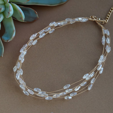 TRIBAL ZONE PRINCESS WHITE NECKLACE