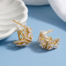 Load image into Gallery viewer, Celeste Butterfly American Diamond Stud Earrings