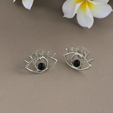 Load image into Gallery viewer, TRIBAL ZONE GOLDEN EVIL EYE STUD EARRING