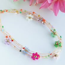 Load image into Gallery viewer, TRIBAL ZONE PREETY FLORAL NECKLACE