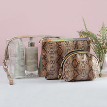 Load image into Gallery viewer, TRIBAL ZONE CLASSY SNAKE PRINT POUCH