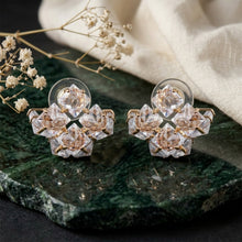 Load image into Gallery viewer, Prism Crown American Diamond Stud Earrings