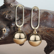 Load image into Gallery viewer, TRIBAL ZONE  BOLD AMAZING  GOLDEN DROP EARRING