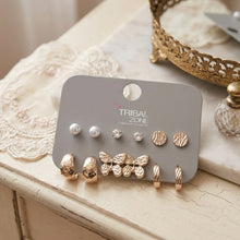 Load image into Gallery viewer, 6 PAIR COMBO EARRING