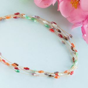 TRIBAL ZONE PRINCESS MULTICOLOR  NECKLACE