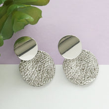 Load image into Gallery viewer, TRIBAL ZONE GORGEOUS  SILVER  DROP EARRING