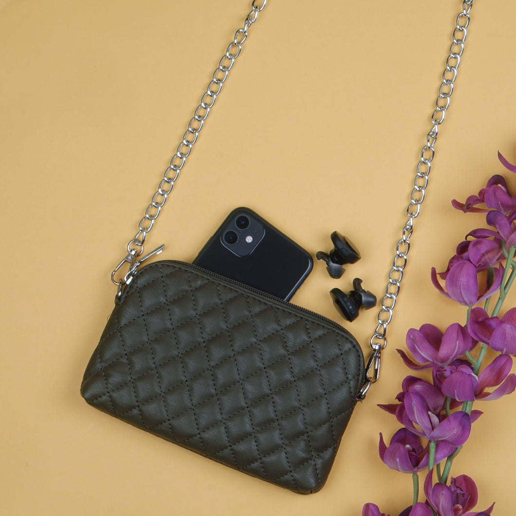 TRIBAL ZONE CLASSIC OLIVE SLING BAG