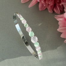 Load image into Gallery viewer, TRIBAL ZONE SILVER PREETY MULTICOLOR BANGAL