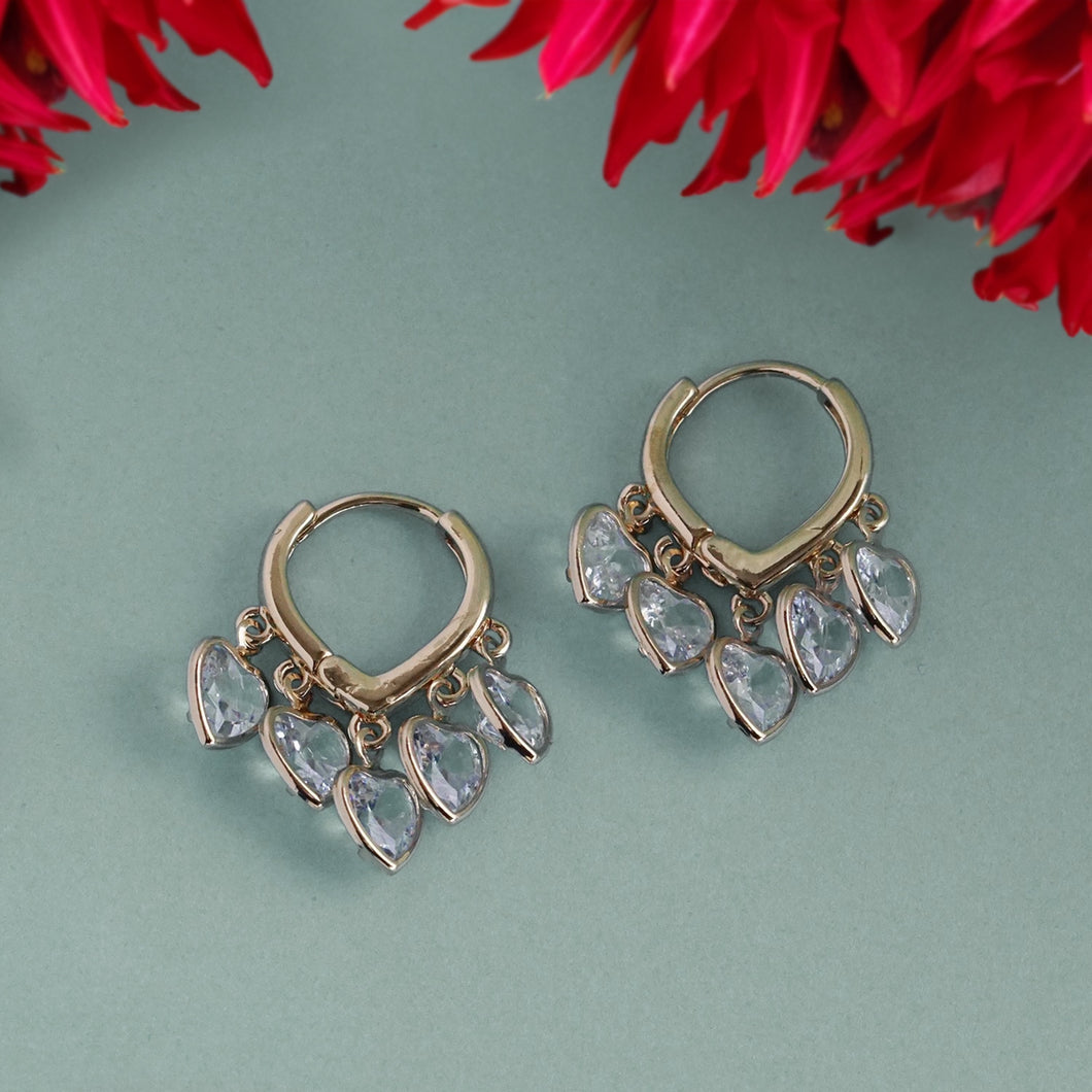 TRIAL ZONE TRENDY GOLDEN HUDDIE EARRING