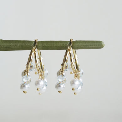 TRIBAL ZONE CLASSY FULL HOOP GOLDEN EARRING
