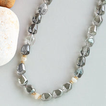 Load image into Gallery viewer, TRIBAL ZONE ELEGANT SEA STONE MATINEE NECKLACE