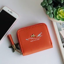 Load image into Gallery viewer, TRIBAL ZONE TEMPTING ORANGE CUTE WALLET