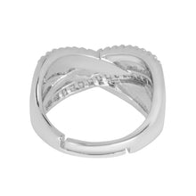 Load image into Gallery viewer, Title: Criss-Cross Diamond Ring