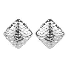 Load image into Gallery viewer, TRIBAL ZONE CLASSY SILVER  STUD EARRINGS