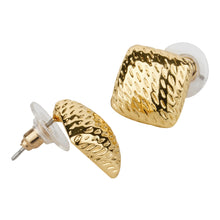 Load image into Gallery viewer, TRIBAL ZONE CLASSY GOLDEN STUD EARRINGS