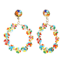 Load image into Gallery viewer, Boho Beaded Hoops