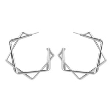 Load image into Gallery viewer, TRIBAL ZONE AMAZING  SILVER  DROP EARRING