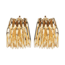 Load image into Gallery viewer, Woven Wire Hoop Earrings