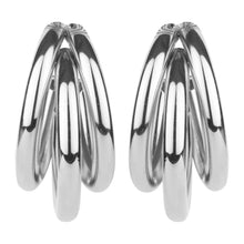 Load image into Gallery viewer, TRIBAL ZONE SILVER CLASSY STUD EARRING