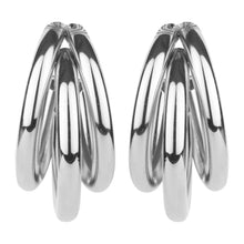 Load image into Gallery viewer, TRIBAL ZONE SILVER CLASSY STUD EARRING