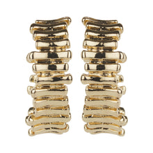 Load image into Gallery viewer, TRIBAL ZONE BEAUTIFUL GOLDEN C HOOP EARRING