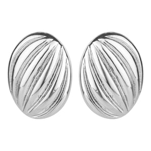 TRIBAL ZONE SLIVER TONED STUD EARRING