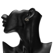 Load image into Gallery viewer, TRIBAL ZONE GOLDEN EVIL EYE STUD EARRING