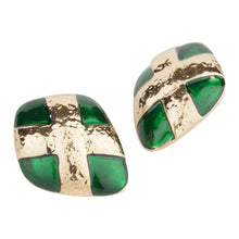 Load image into Gallery viewer, TRIBAL ZONE CLASSY STUD GOLDEN EARRING