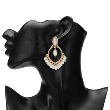 Load image into Gallery viewer, Ethnic Earrings with Pearl Details