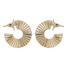 Load image into Gallery viewer, Chic Gold hoop earrings