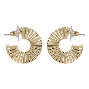 Chic Gold hoop earrings