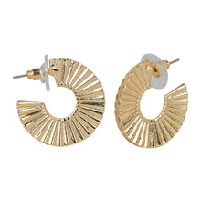Load image into Gallery viewer, Chic Gold hoop earrings