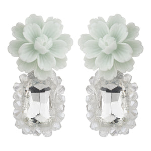 TRIBAL ZONE FLORAL DROP EARRING