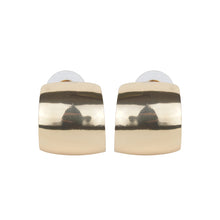 Load image into Gallery viewer, Wide Silver/Gold hoop earrings