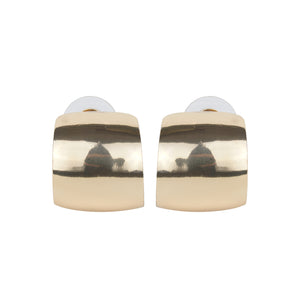 Wide Silver/Gold hoop earrings