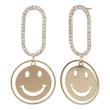 Load image into Gallery viewer, TRIBAL ZONE GOLDEN CHARMING SMILE DROP EARRING