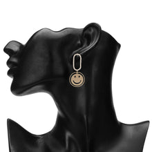 Load image into Gallery viewer, TRIBAL ZONE GOLDEN CHARMING SMILE DROP EARRING