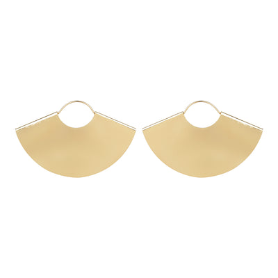 Twisted Rope Gold Hoops