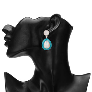 Drop-Shaped Modern Statement Earrings