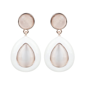 Drop-Shaped Modern Statement Earrings