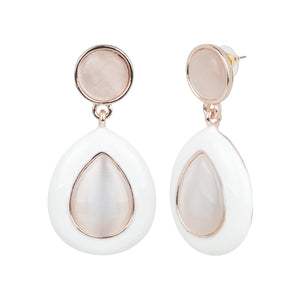 Drop-Shaped Modern Statement Earrings