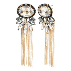 TRIBAL ZONE PEACH DROP EARRING