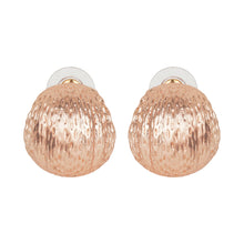 Load image into Gallery viewer, Modern hoop earrings with textured design