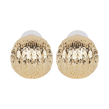 Load image into Gallery viewer, Modern hoop earrings with textured design
